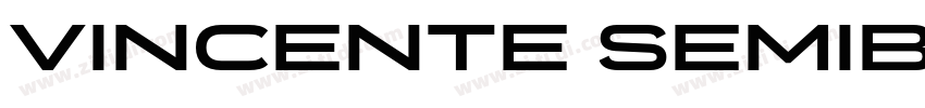 Vincente SemiBold字体转换